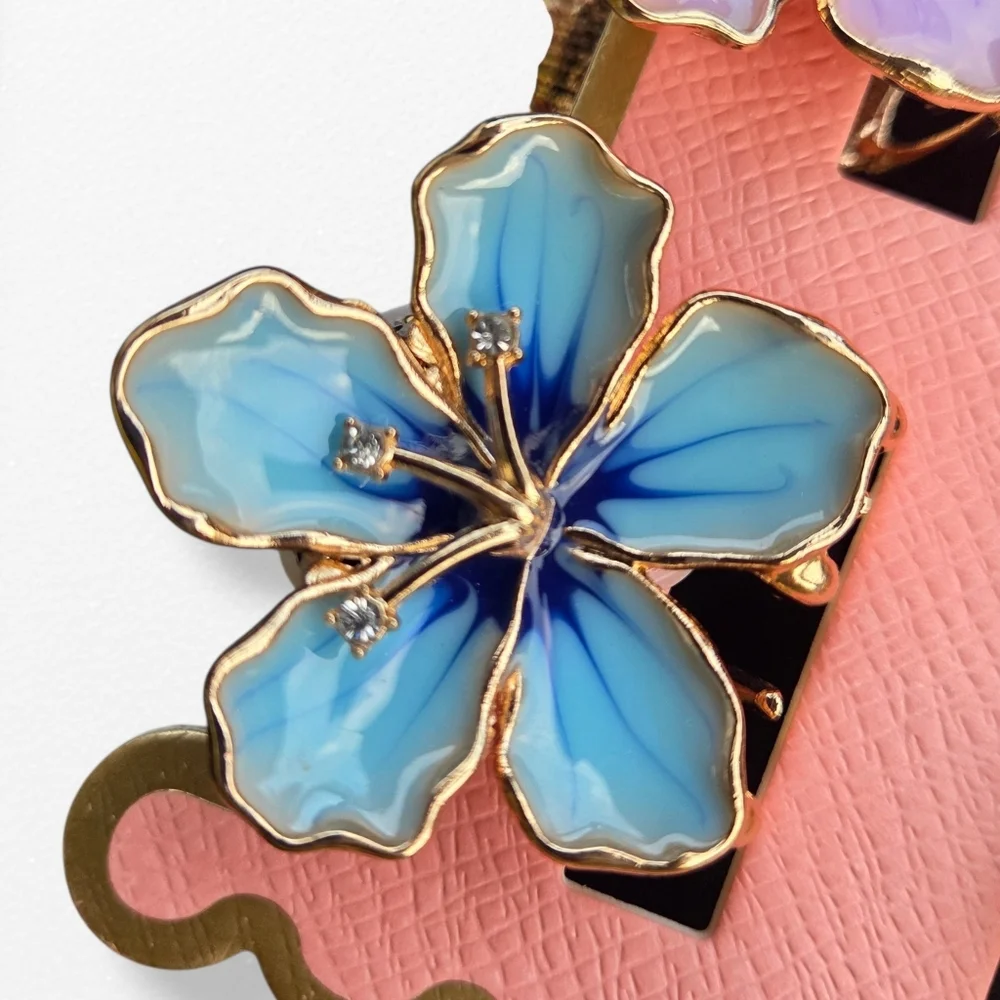 Sunday State Floral Hair Clips Set